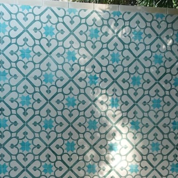 Mughal Trellis tile swatch